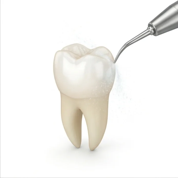 Render referencial de profilaxis dental